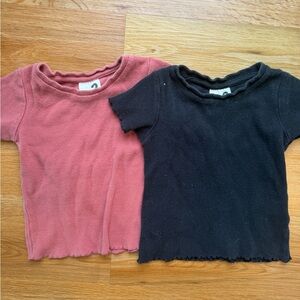 Kids' Black and Red T-Shirts Cotton On (Size 2)